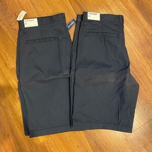 Bundle of NWT Men’s Old Navy Khaki Shorts in Navy Blue Size 34